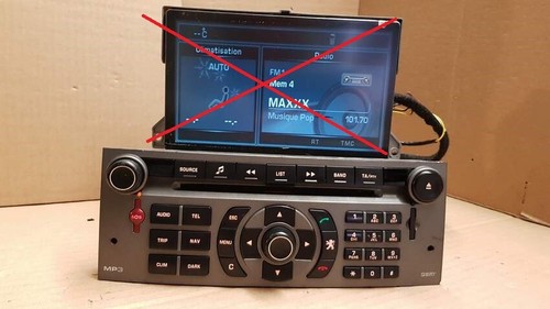 Radio mp3 navi peugeot 407 - radio,